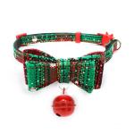 BSCI Collar Leash Harness Set Bell Breakaway Adjustable Safety Christmas Cat