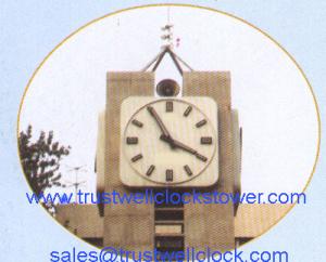 China 2.5m diameters clock tower system - Good Clock(Yantai) Trust-Well Co.,Ltd wholesale
