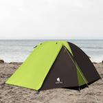 3-4 Person Outdoor Backpacking Custom Green Waterproof Hiking Camping Tent