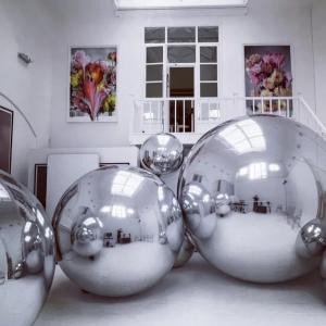China Hanging Reflective Inflatable Advertising Balloons Size 1.5m wholesale