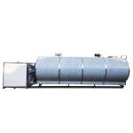 Horizontal 20000L Milk Cooling Tank AISI Stainless Steel