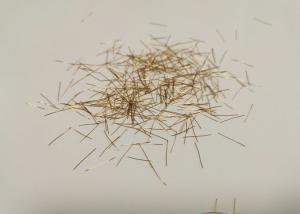 China 0.2*6mm Concrete Micro Steel Fiber 2500Mpa Copper Wire Material wholesale