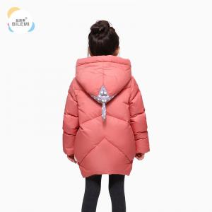 China Fashion Winter Pink Hooded Cute Children Duck Down Filled Jacket Warmest 3T 4T Kids Girls Coat on sale