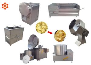 China Industrial Small Scale Potato Chip Making Machine With 1 Year Warranty wholesale