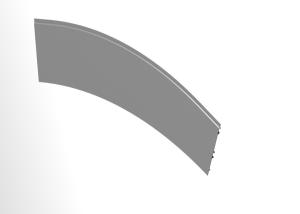 China St Escalator Balustrade Escalator Skirt Panel Upper Curve wholesale