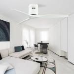 CE UL ROHS 18w Remote Silent Ceiling Fan With Light Bedroom Ceiling Fan Light
