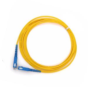 China UPC SC Patch Cord Single Mode Simplex 2.0 / 3.0 G652D G657A wholesale