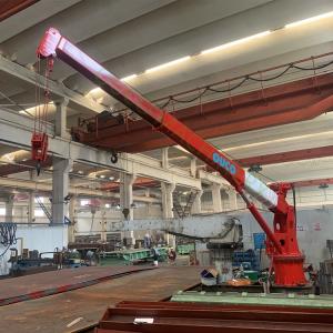 China Marine Deck Telescopic Boom 8M Offshore Pedestal Crane wholesale