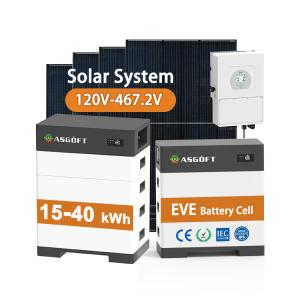 China solar battery cases system 15kwh 20kwh 25kw 30kw 35kw 40kw stackable solar generator wholesale