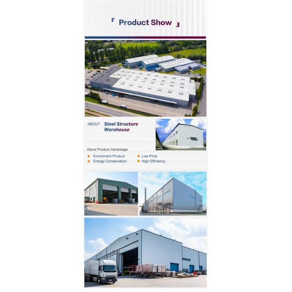 Modular Insulated Steel Warehouse Buildings Earthquake Resistant