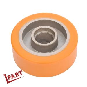 China Custom Truck Balance Urethane 100mm PU Wheels For Forklift wholesale