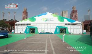 China Waterproof 30m Width Clear Span PVC And Aluminum Marquee For Exhibition wholesale
