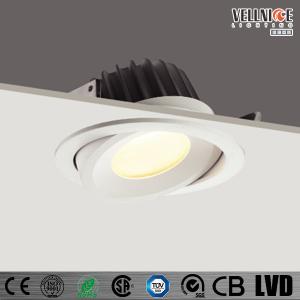 China Adjustable Spot 15W Anti Glare LED Recessed Downlight For Hotel / Villa / Restaurant wholesale