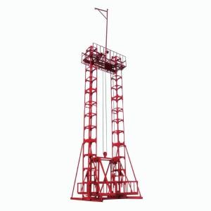 China Single Structure Construction Hoist Building Material Steel Wire Capacity 2000Kg 2 Tons wholesale