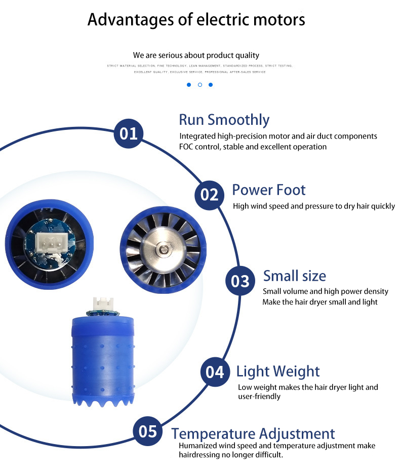 Faradyi Customized 24V Hot Sale Miniature DC Brushless Centrifugal Fan High Speed Blower Motor