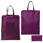 foldable OEM handled 50x2.5cm 80gsm Green Non Woven Bag