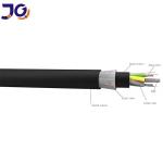 Overhead Outdoor Single Jacket Multi Cores Singlemode ADSS Fiber Optic Cable