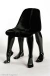 Pharrell'S Perspective Fiberglass Dining Chair For Office / Home Use