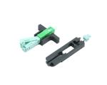 SC APC UPC Fiber Optic Quick Connector SM Green Blue Field Assembly For FTTH
