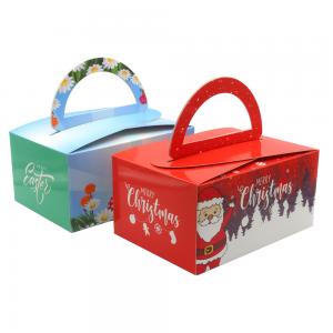 China Custom Logo Printed Paper Christmas Artisan Confectionery Candy Favour Gift Packaging Boxes wholesale