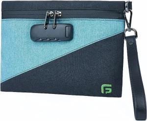 China Smell Proof Bags with Combination Lock,Carbon Lined Odor Proof Pouch 10.2 x 7.2 inches Medicine Lock Bag Travel Storage wholesale