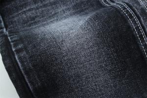 China 14oz competitive price Black Denim Fabric For Man Jeans Or Jacket Black Backside High Quality For Brand Jeans wholesale