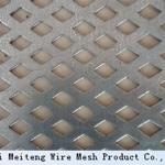 Round hole 6mm thick steel perforated metal for stair handrails