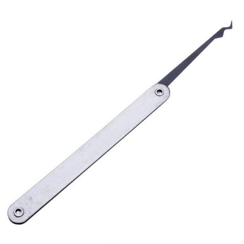 15 in 1 Stainless Steel Hook Lock Pick Set Locksmith Tool with Leather case