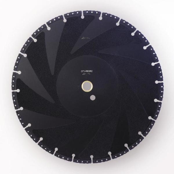 Vacuum Brazed Universal Diamond Cutting Blade Perfect Safety No Vibration No