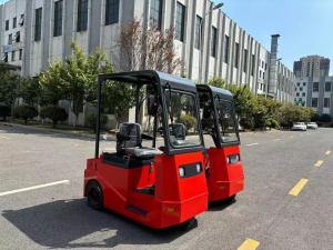 China 4 Ton Battery-powered Car Type Tow Tractor Warehouse Electric Tug wholesale