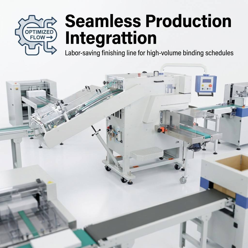 HX225 Perfect Bindery Book Stacker engineered for handling thick bound publications with consistent performance