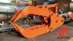 360 Degree Clockwise Q345B Excavator Rotating Grapple