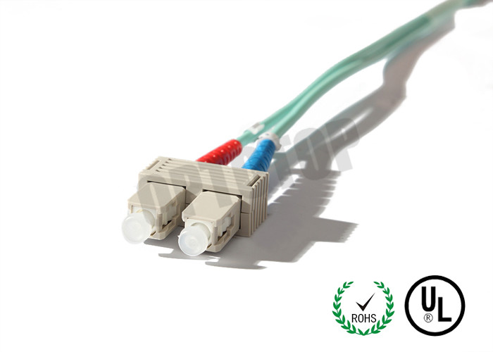 OM3 3mm MPO Multimode Fiber Optic Pigtail For Laser Doppler Velocimeter