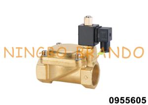 China 0955605 1-1/4'' 16 Bar Brass Solenoid Valve 2 Way NO 24V 110V 220V wholesale