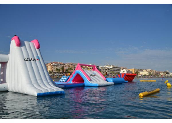 Quality Giant Inflatable Floating Water Park Equipment / Air Water Games for Kids and Adult for sale