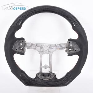 China D Shape Black Alcantara Sports Cadillac Xt5 Steering Wheel Carbon Fiber Gloss wholesale