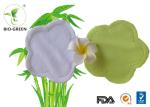 Gentle Soft Bamboo Breast Pads Customized Printed Color / Multi Shape Optional