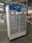 Direct Cooled Beverage Display Cabinet Double Door Fresh Keeping Cabinet