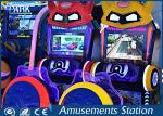 Indoor Driving Arcade Cabinet / Game Machine For Kids 3 Lives Cartoon Style