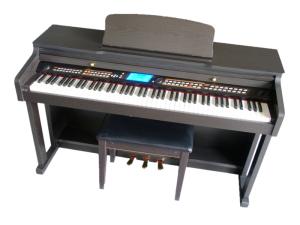 China 88 notes digital piano Hammer action keyboard Melamine shell W8808 wholesale