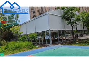 China Fire Retardant Large Span Heavy Duty Marquee Tent Court Shelter Sports Tent wholesale