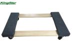 Hardwood Carpet Dolly Heavy Duty 1000 Pound Dolly With Black PP Wheel