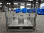Mesh Size 50mm X 50mm Collapsible Pallet Cage Customized Design