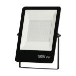 10w 20w 30w 50w 100w Thin Style Garden Flood Lights Aluminium With Black Housing