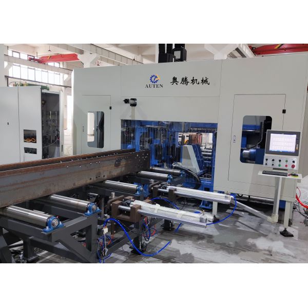 Construction Engineering CNC H Beam Drilling And Milling Machine Bridge Engineering