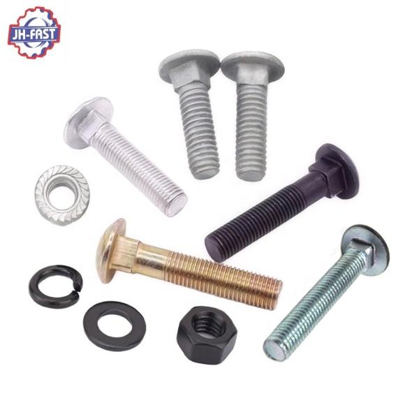 ZINC Finish 8.8 Carbon Steel Large Carriage Bolts DIN603 with Square Neck and