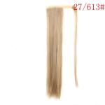 Easy Maintenance Human Hair Extensions Long Human Hair Velcro Ponytail