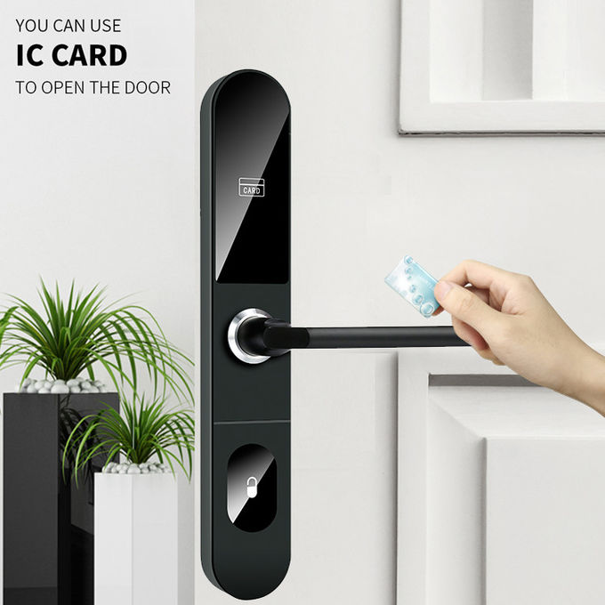 FCC Smart Key Card Door Locks 180mm Hotel Electronic Energy Switch