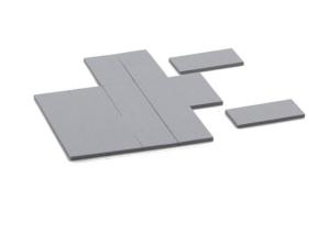 China 2 W/mK Soft Thermal Conductive Silicone Sealant Gap Filler Pad 10 Psi Tensile Strength wholesale
