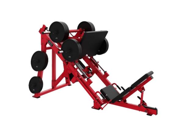 Body Fitness Hammer Strength Plate Loaded Equipment , 45° Linear Leg Press
